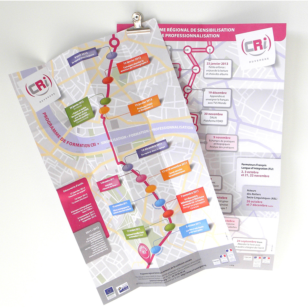 Réalisations Poster CRI Auvergne